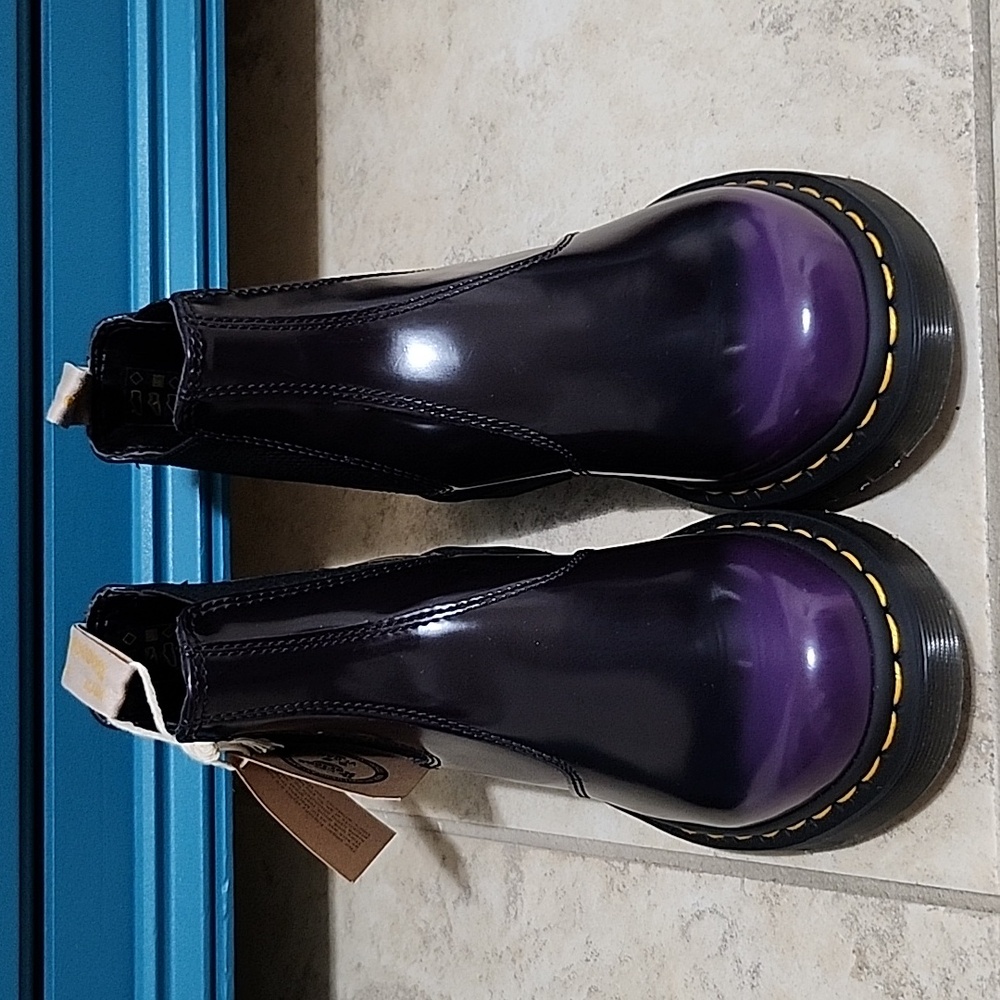 Dr. Martens Purple Ankle Boots